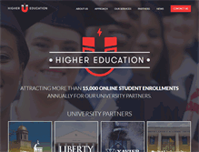 Tablet Screenshot of highereducation.com